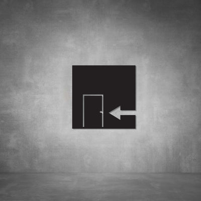 Entrance to the Left Sign - Design11