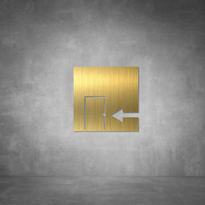Entrance to the Left Sign - Design11