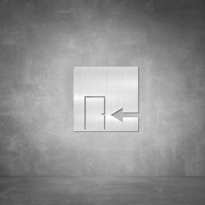 Entrance to the Left Sign - Design11