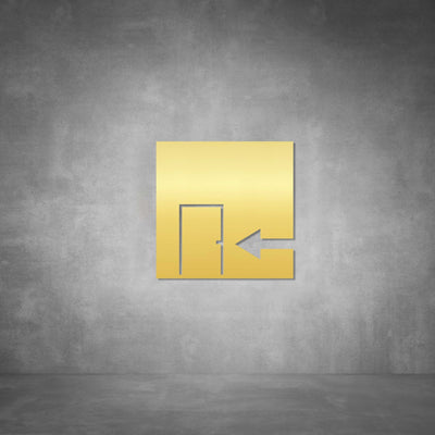 Entrance to the Left Sign - Design11