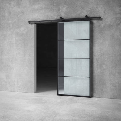 Glass Barn Door D08 - Design11