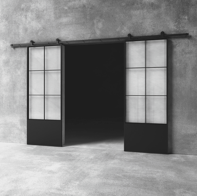 Glass Barn Door D10 - Design11