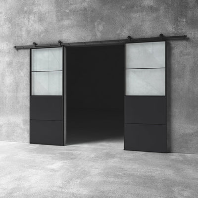 Glass Barn Door D12 - Design11
