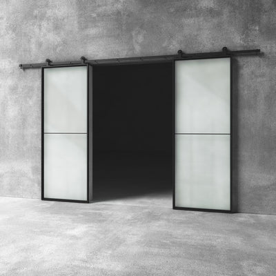 Glass Barn Door D18 - Design11