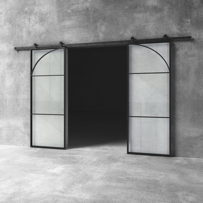 Glass Barn Door D22 - Design11