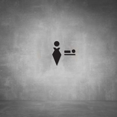 Cutout Baby Changing Sign D04