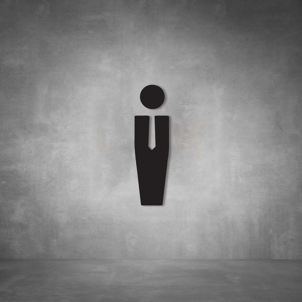 Cutout Toilet Male Sign | D04