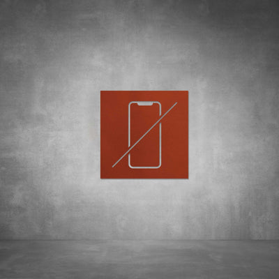 No Cellphones Allowed Sign - Design11