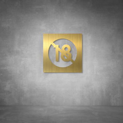No Under 18's Sign - Design11