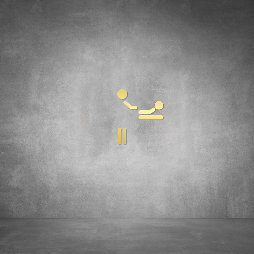 Cutout Baby Changing Sign D02