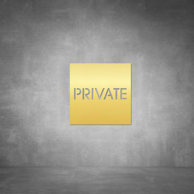 Private Sign - Design11