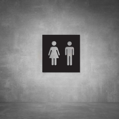 Unisex Toilet Sign | D03 - Design11
