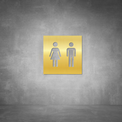 Unisex Toilet Sign | D03 - Design11