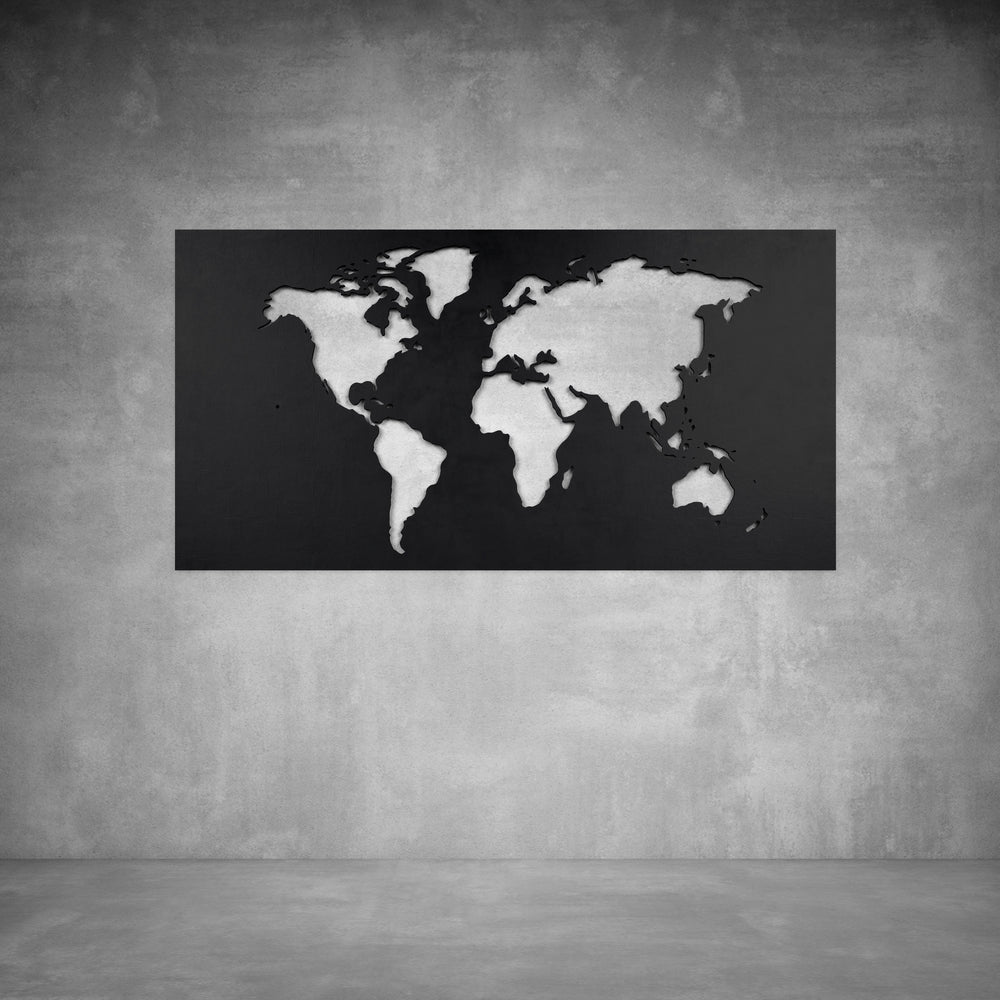 World Map Wall Art