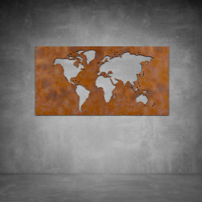 World Map Wall Art