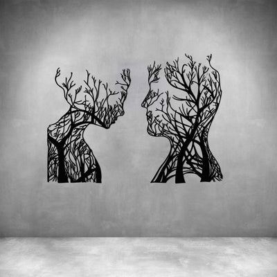 2 Piece Tree Couple Faces - Design11