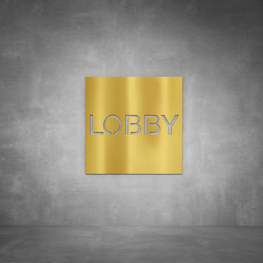 Lobby Sign