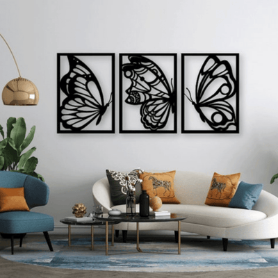 3 Piece Butterflies - Design11