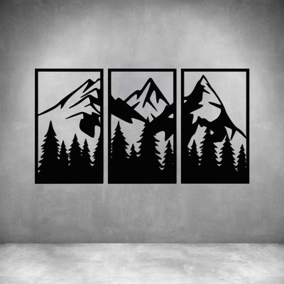 3 Piece Mountain with Forest - Design11