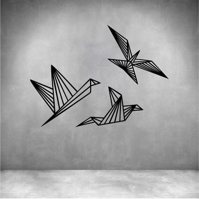 3 Piece Origami Birds - Design11