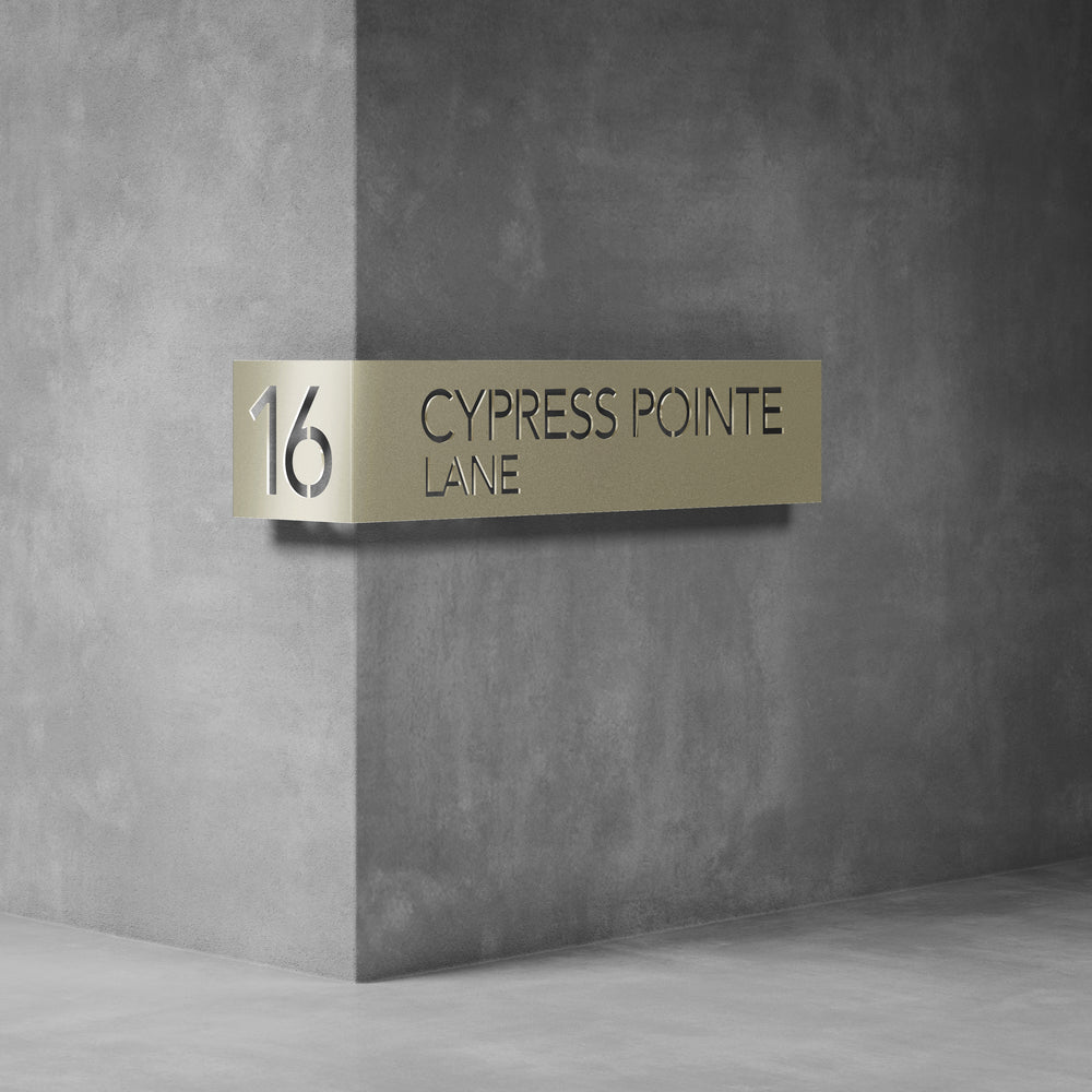 House Number Corner | D03