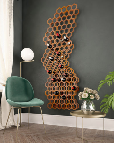 The Hive wine display