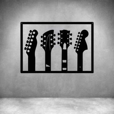 4 Guitars in Frame - Design11