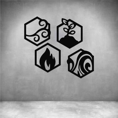 4 Piece Four Elements - Design11
