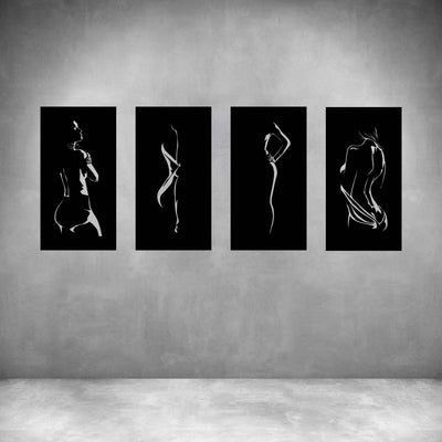 4 Piece Women Figures - Design11