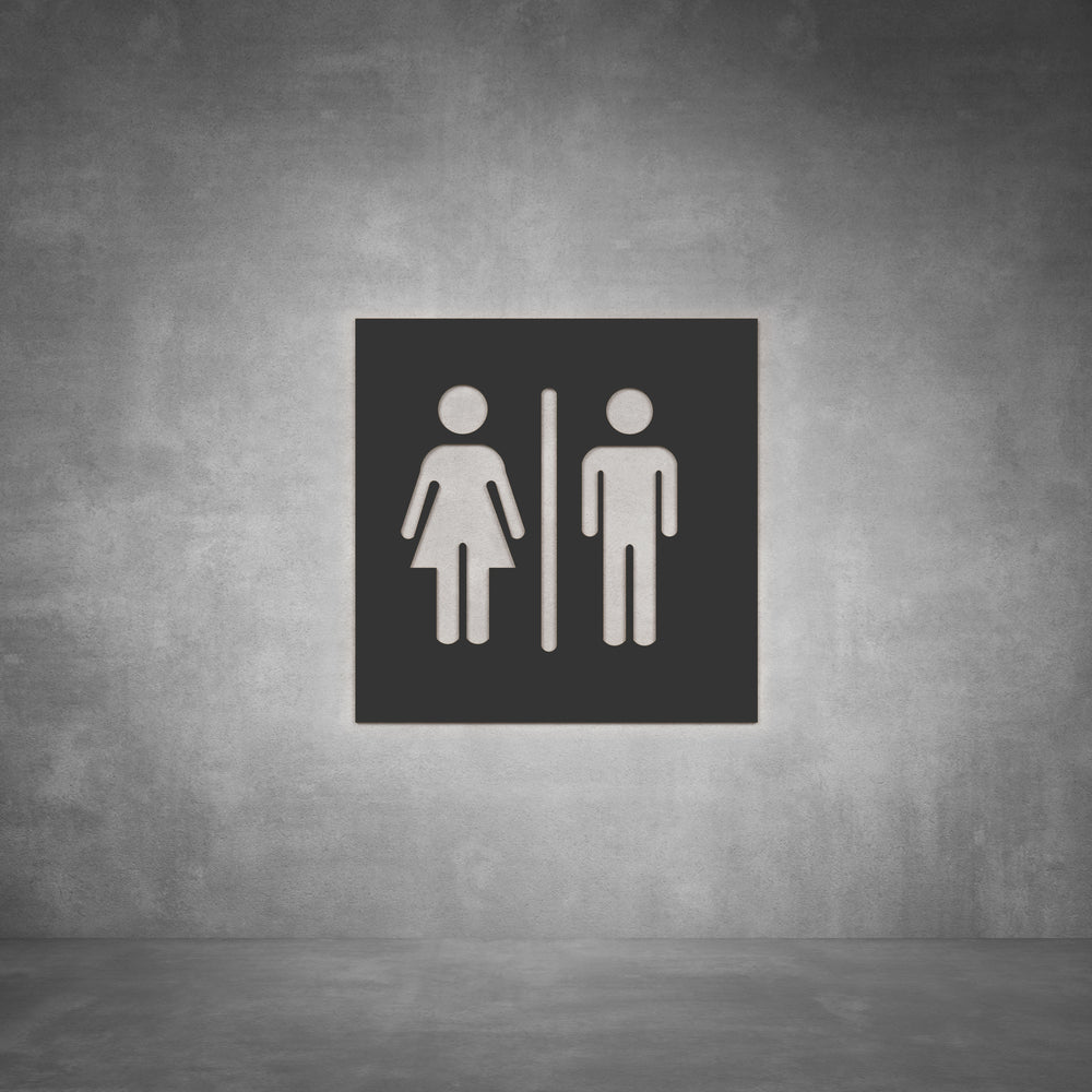 Toilet Male and Female Sign D05