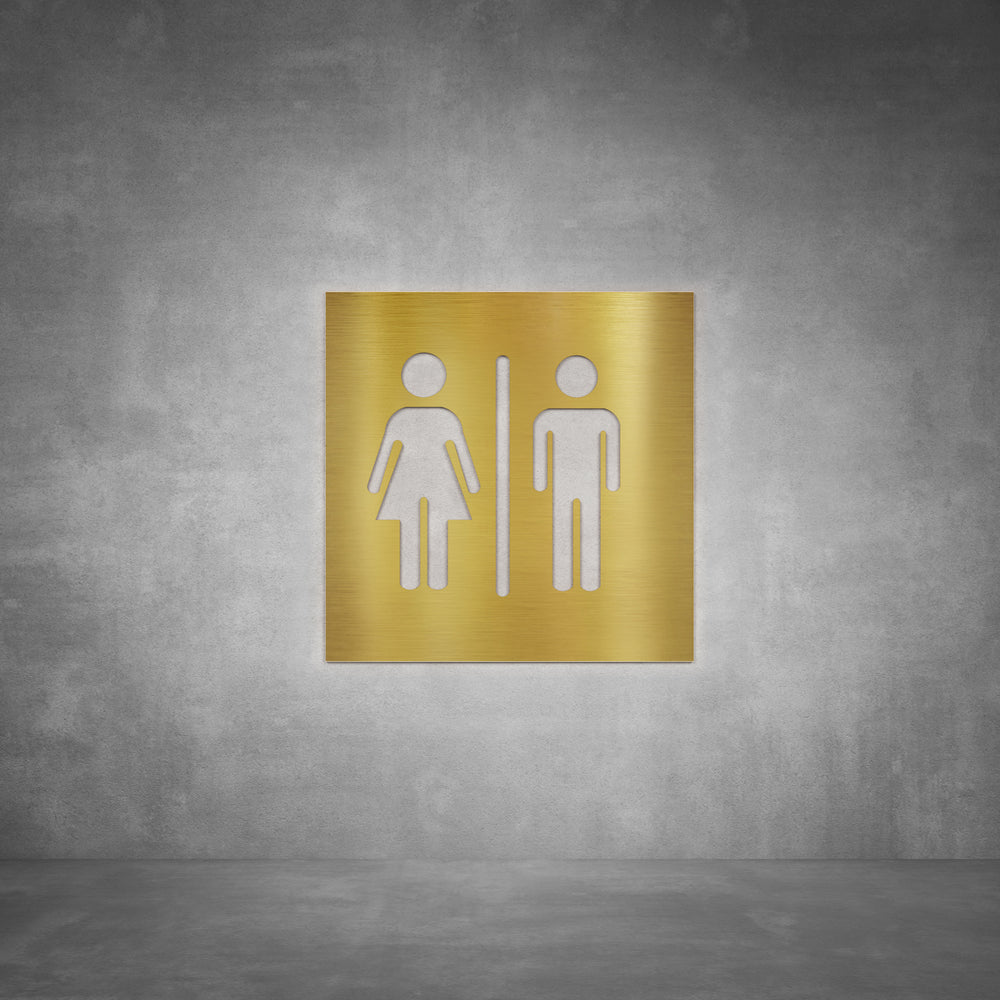 Toilet Male and Female Sign D05