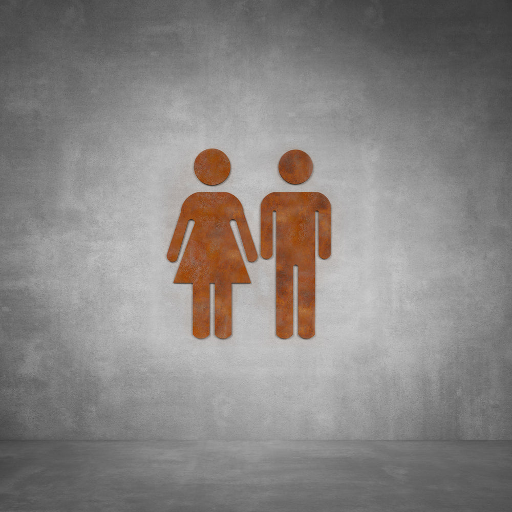 Toilet Male and Female Sign D08