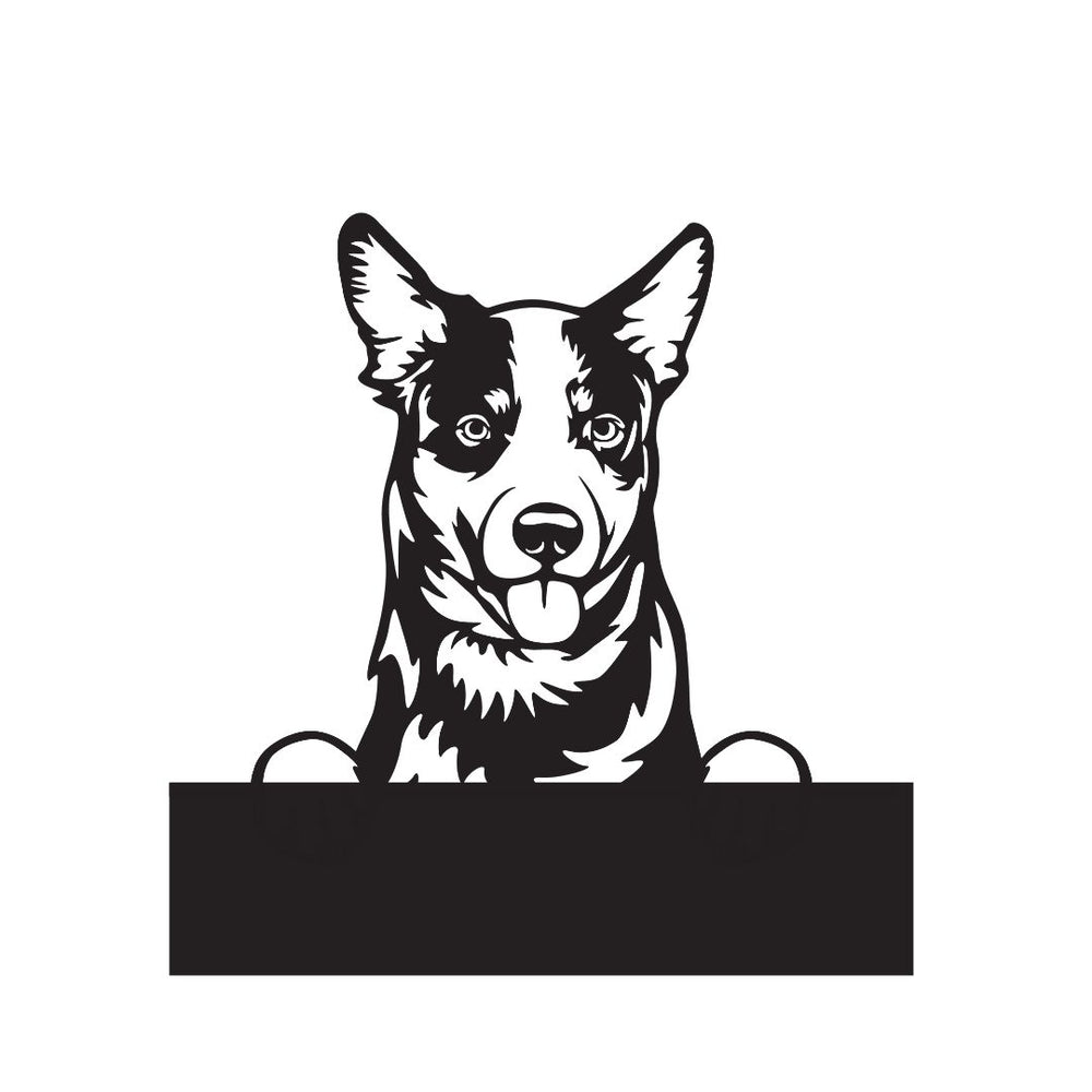Australian Cattle Dog with Custom Text