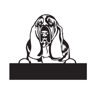 Basset Hounds with Custom Text