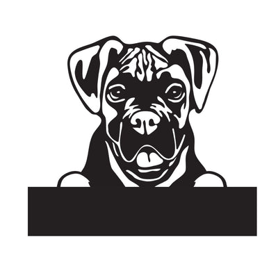 Boxer with Custom Text