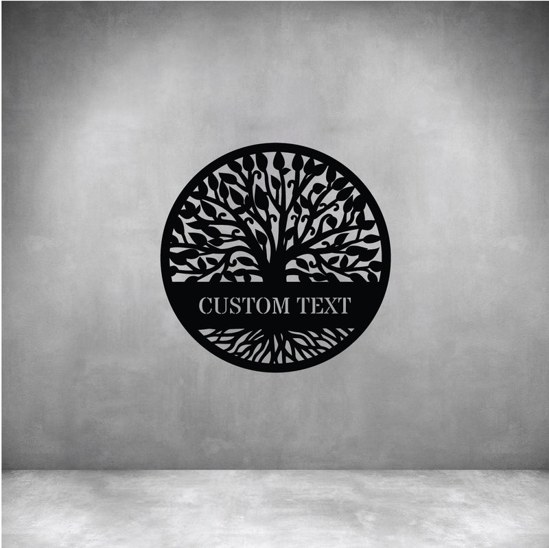 Outdoor Circle Frame 7 with Custom Text