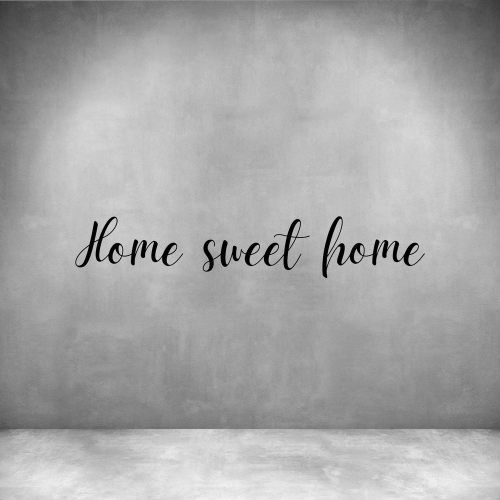 Home sweet home