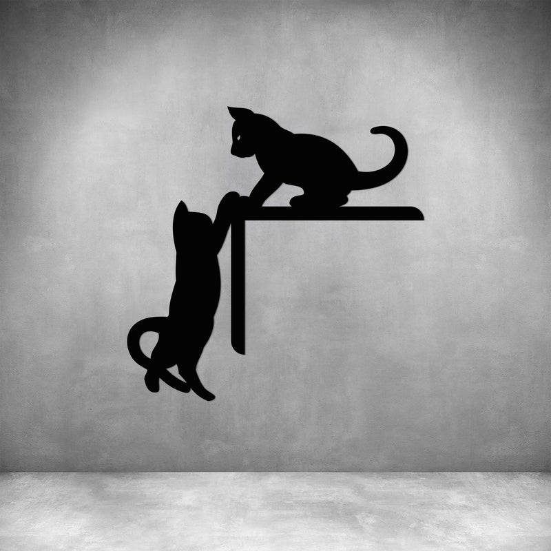 Two Cats on a Corner