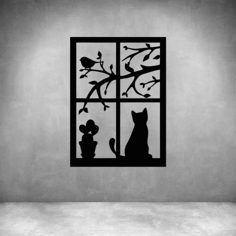 CAT IN WINDOW