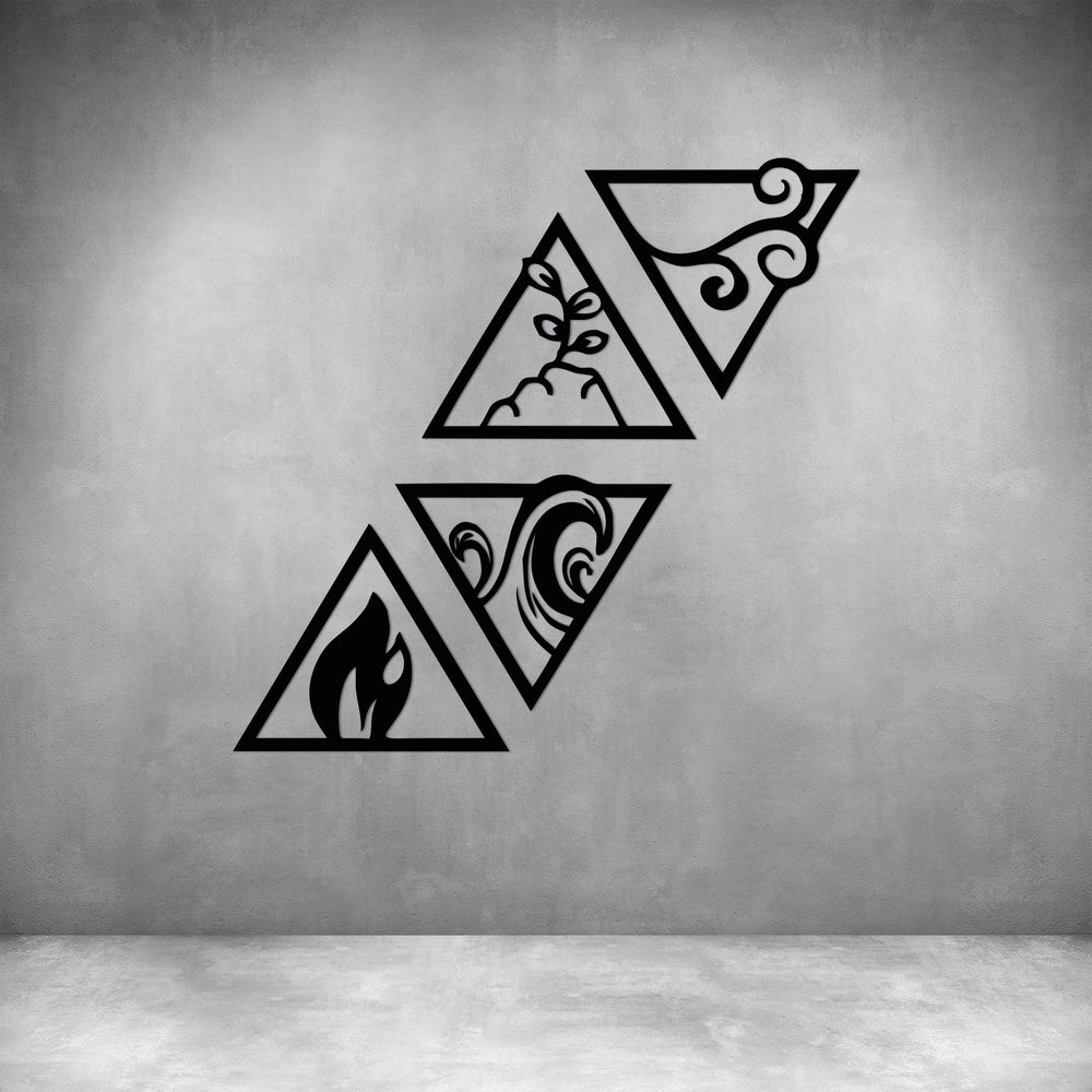 4 Piece Four Elements in Triangles