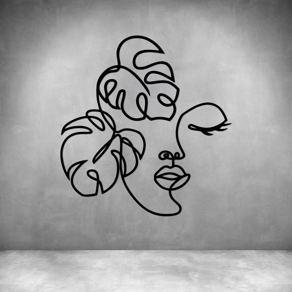 Face with Leaves