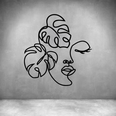 Face with Leaves