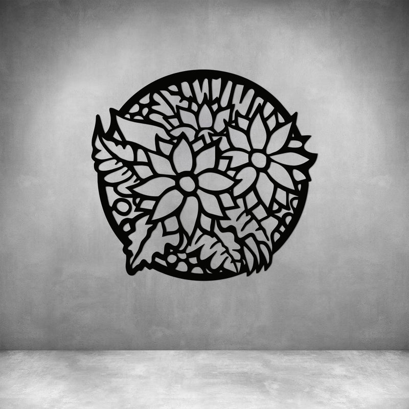 Wild Flowers in Circle