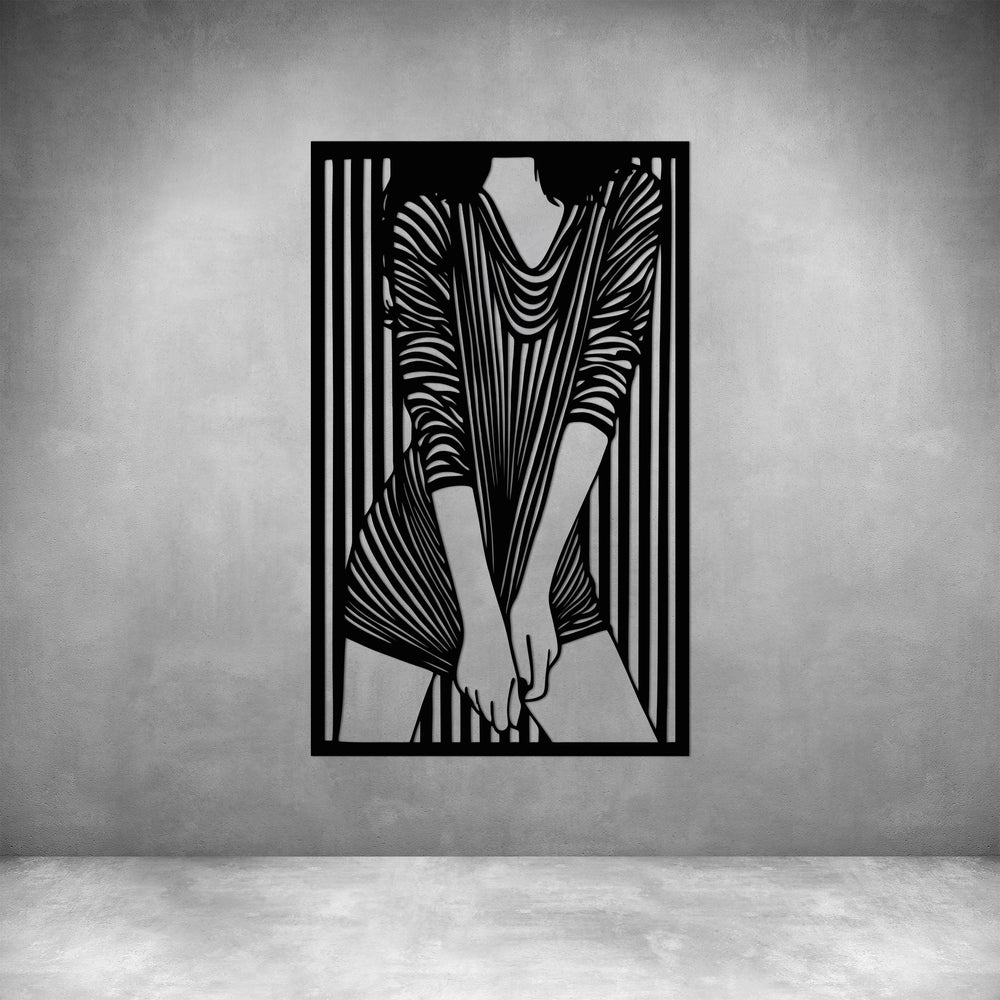 Striped Fashion Girl