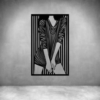 Striped Fashion Girl