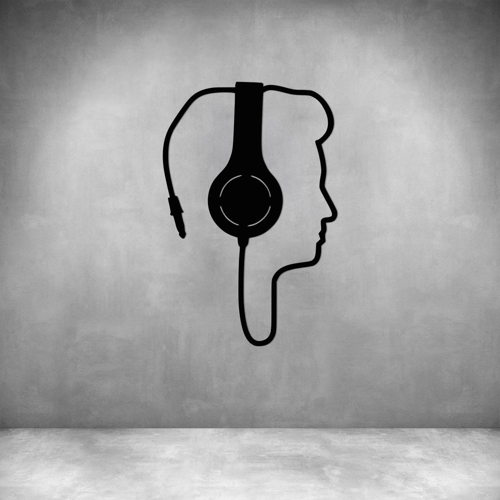 EARPHONES ON, WORLD OFF