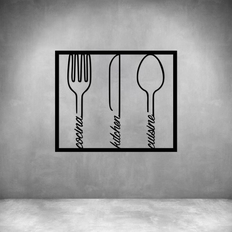 Kitchen Utencils in Frame