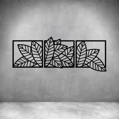 3 PIECE GEOMETRIC LEAVES