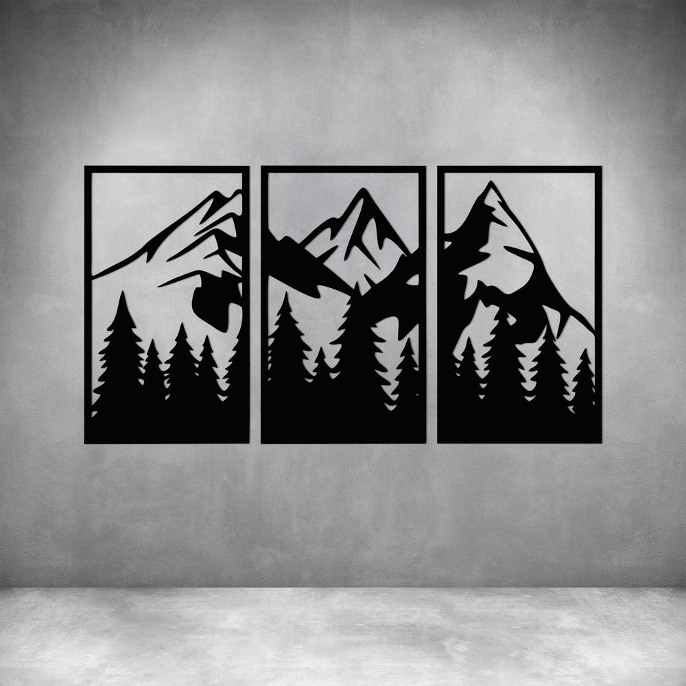 3 PIECE MOUNTAIN WITH FOREST