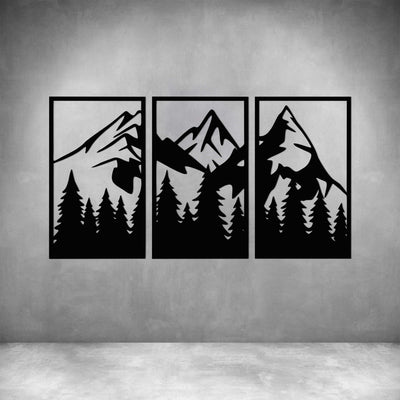 3 Piece Mountain with Forest